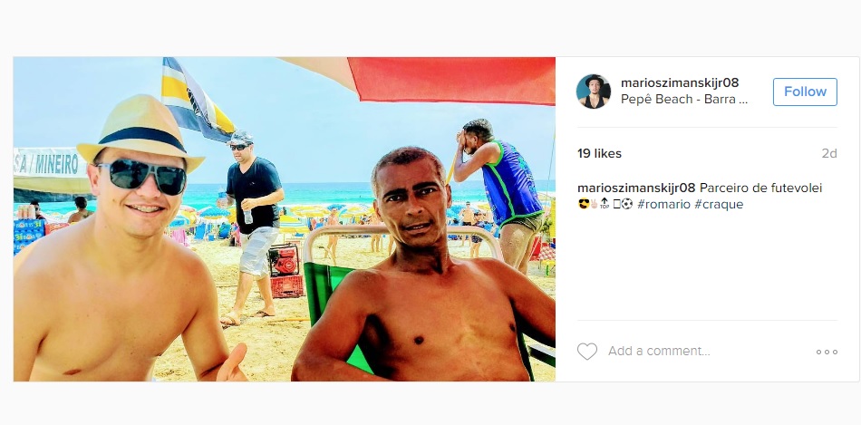 Imagens de Romário bem mais magro assustaram fãs. Imagem: Instagram/Reprodução